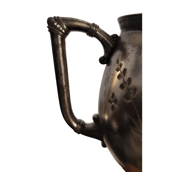 Vintage James W Tufts Vintage Sugar Bowl Quadruple Plate - Picture 12 of 14